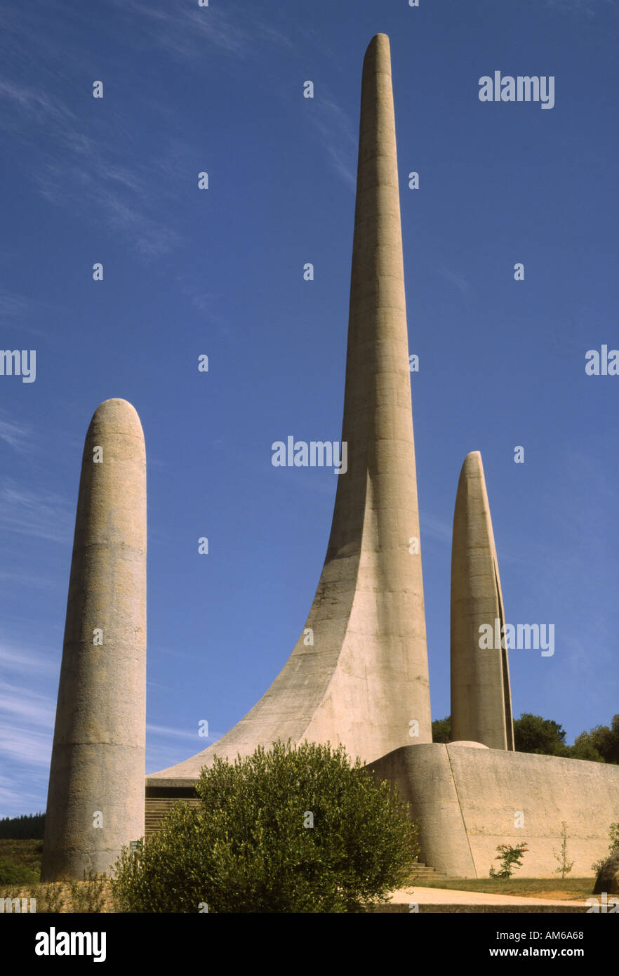 South Africa Paarl Afrikaans language monument Stock Photo