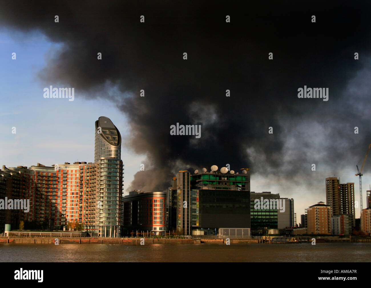 The fires of South London, November 2007 Stock Photo Alamy