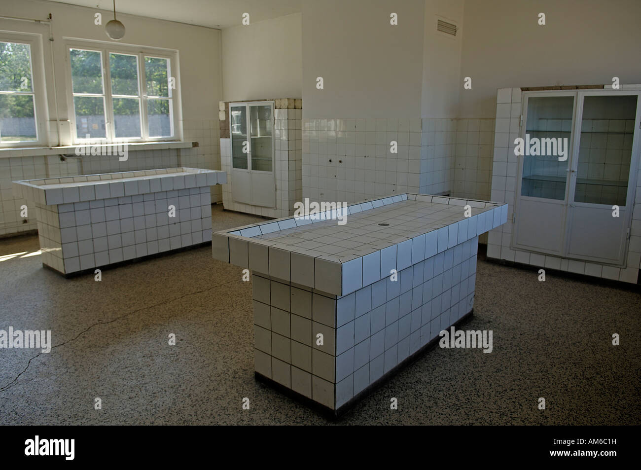 Pathology of concentration camp sachsenhausen, germany Stock Photo