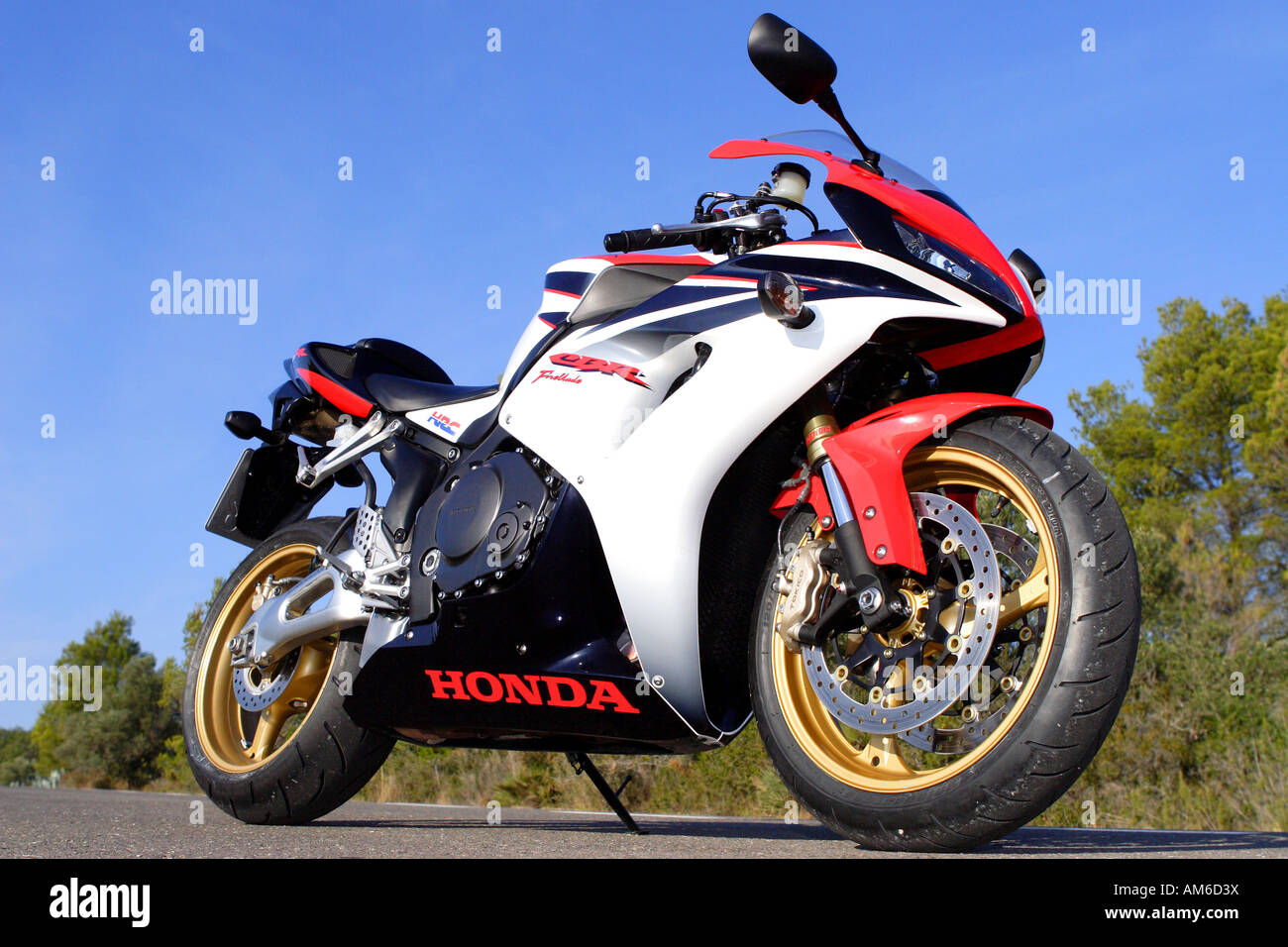 Honda CBR Fireblade Stock Photo