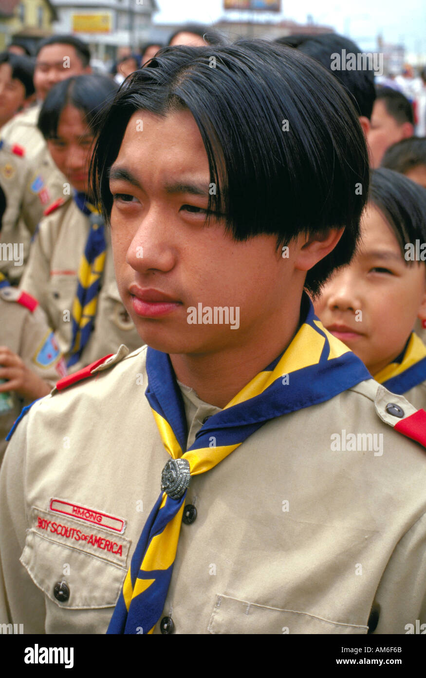 Asian boy scouts pictures Three by three magnet strip
