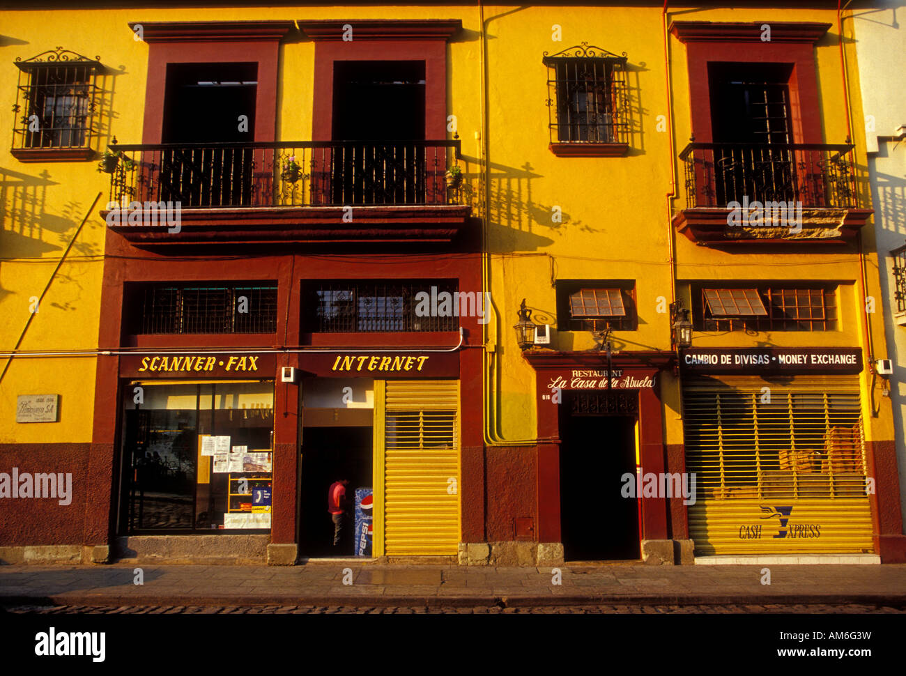 office supplies, stationery store, storefront, Oaxaca, Oaxaca de Juarez, Oaxaca State, Mexico Stock Photo