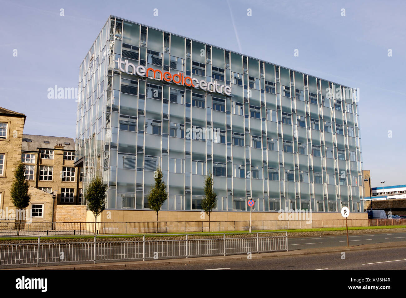 The Media Centre Huddersfield West Yorkshire Stock Photo Alamy
