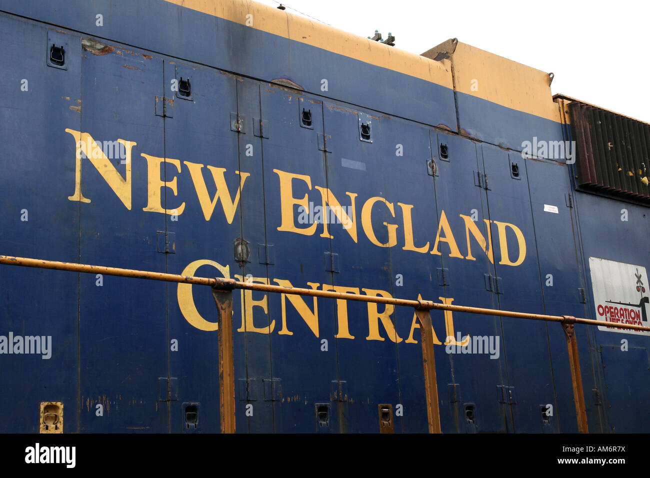New England Central Railroad Freight Locomotive USA Stock Photo - Alamy