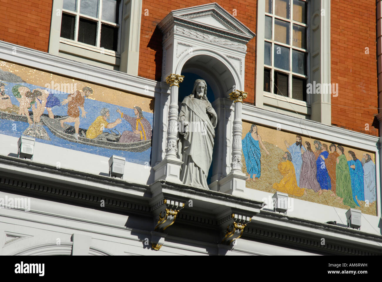 Close Up Of St Peter s Italian Church Clerkenwell Road London close-up-of-st-peter-s-italian-church-clerkenwell-road-london