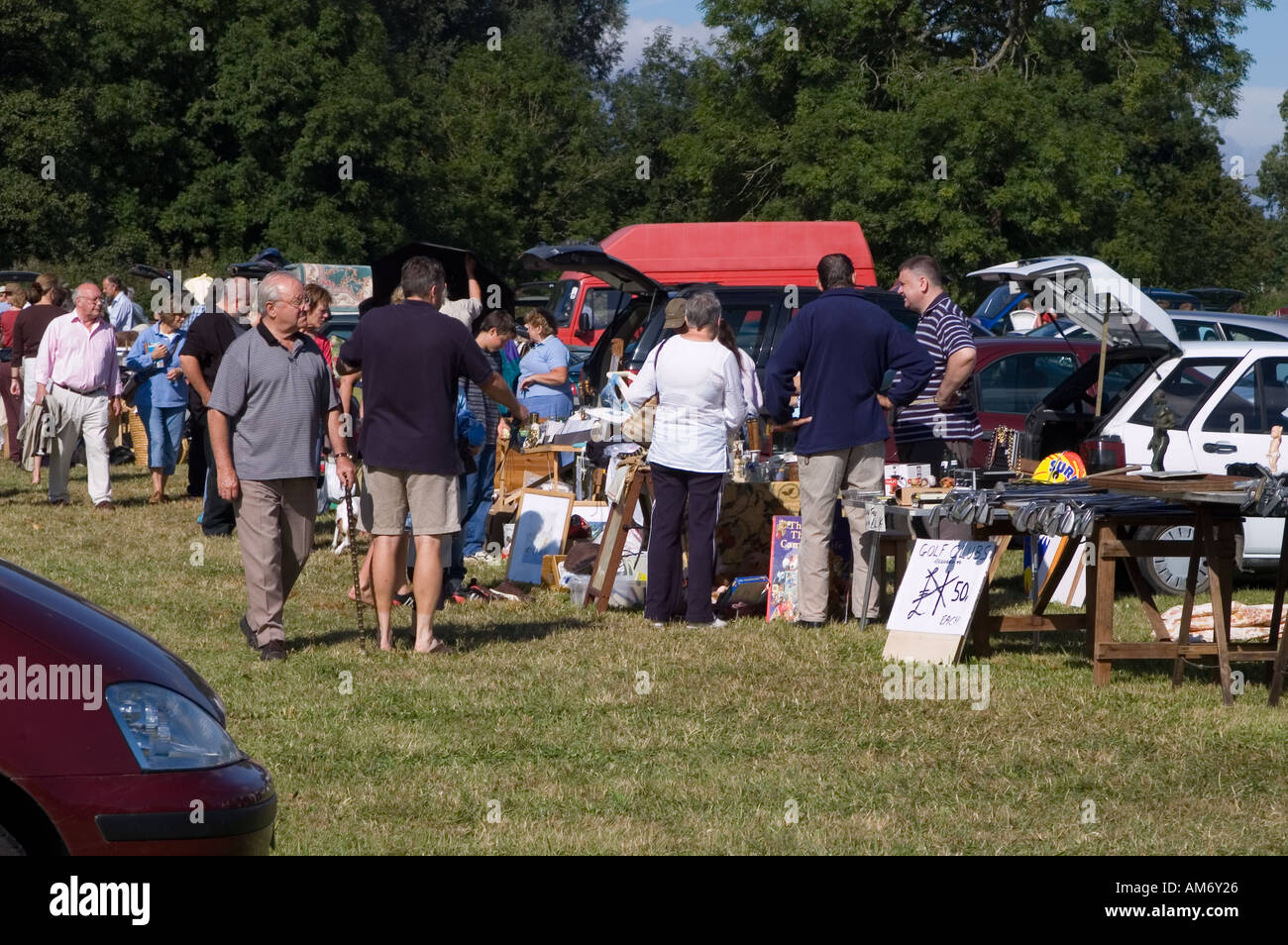 Car Boot Sale Stock Photo Alamy