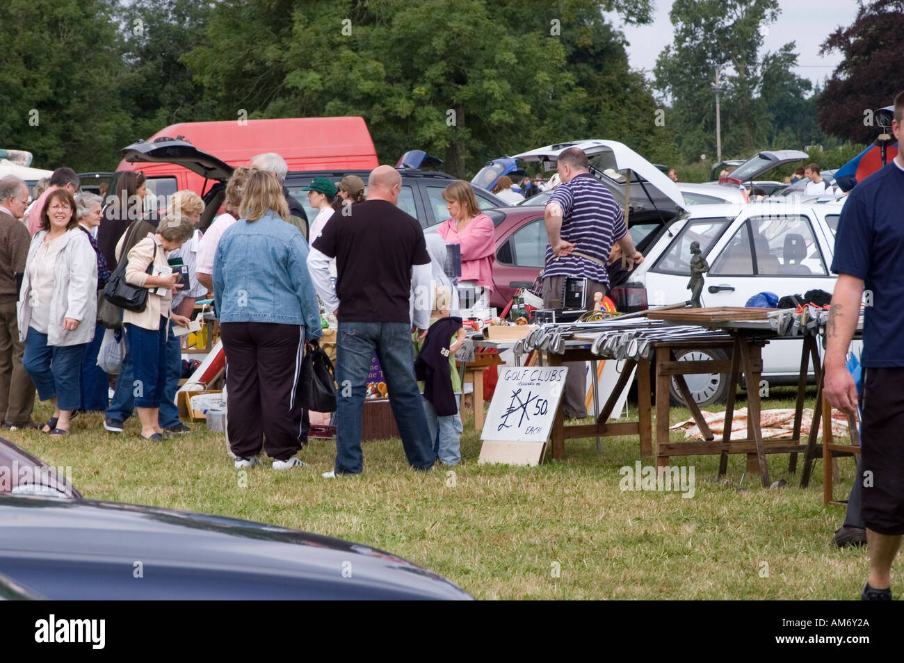 Car Boot Sale Stock Photo Alamy