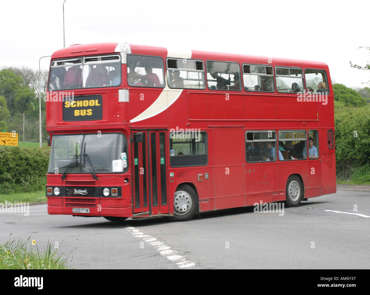 double decker school bus double decker school bus