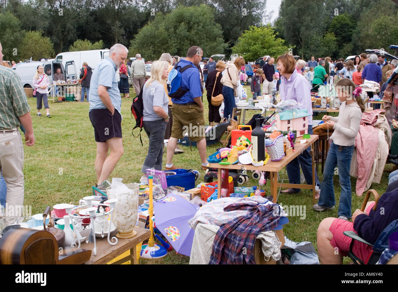 Car Boot Sale Stock Photo Alamy