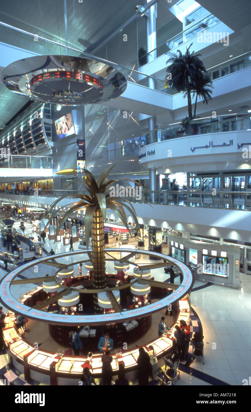 United Arab Emirates Dubai airport duty free shops Stock Photo Alamy