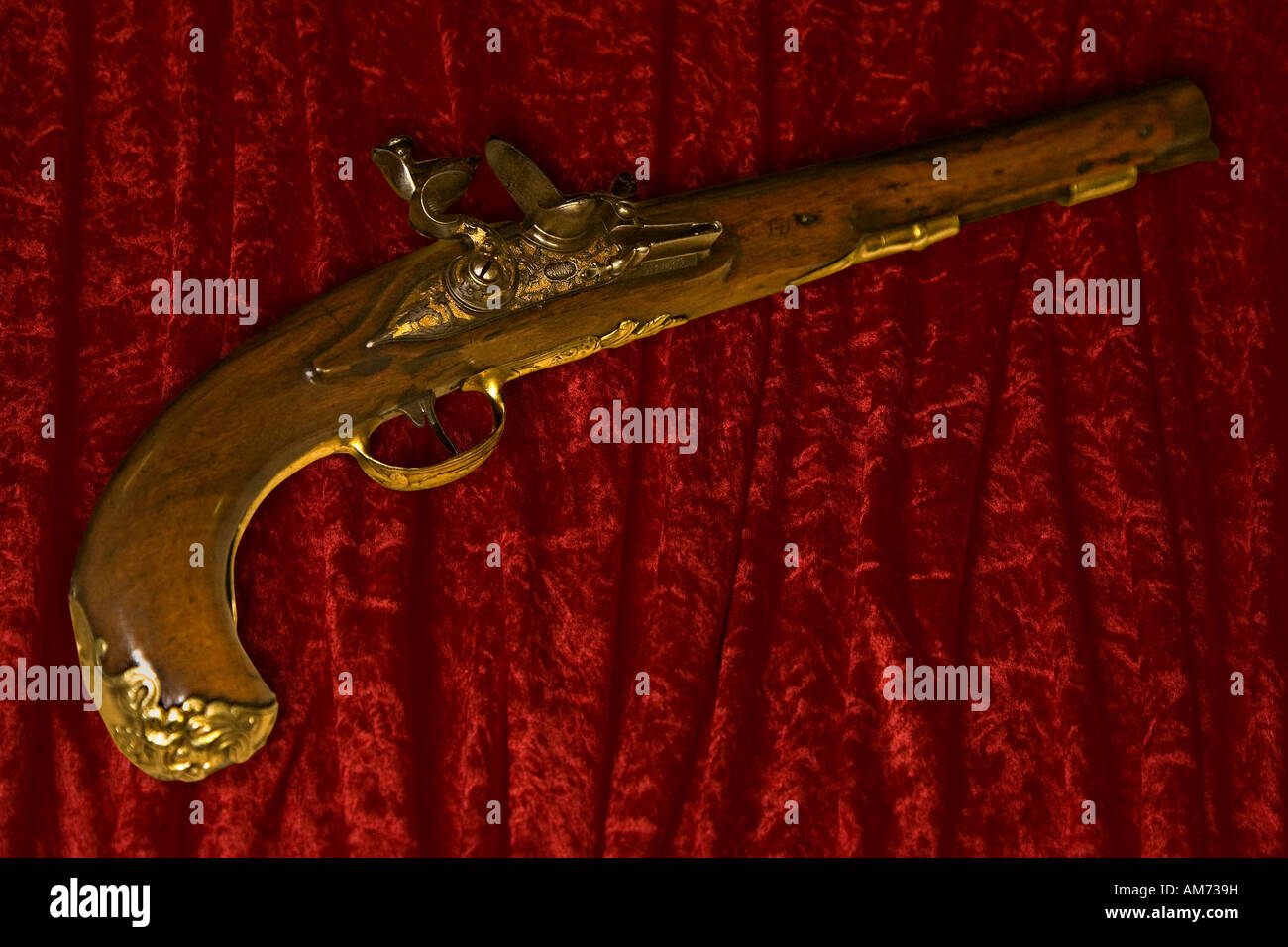 Old 14,3 calibre gun from year 1748 Stock Photo - Alamy