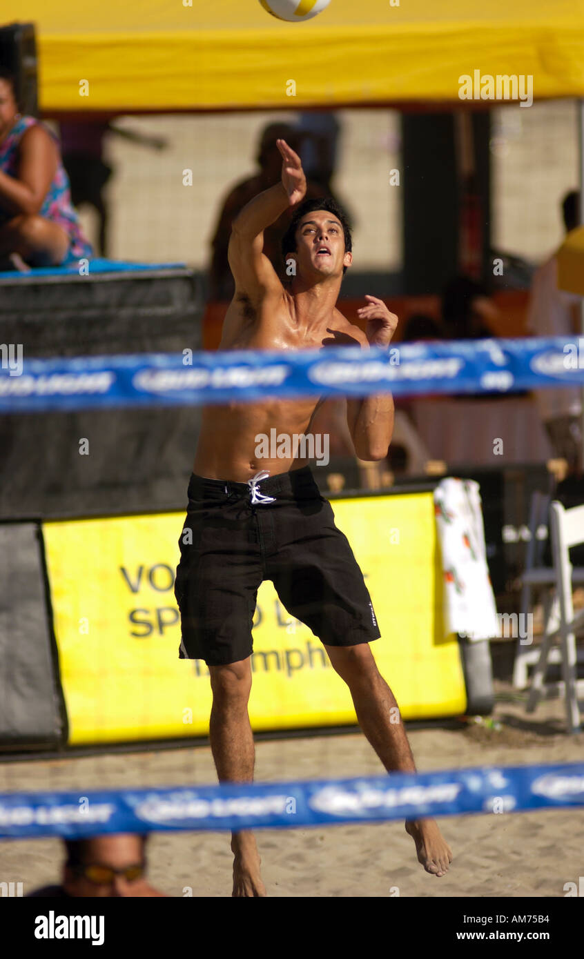 AVP Pro Beach Volleyball USA Stock Photo Alamy