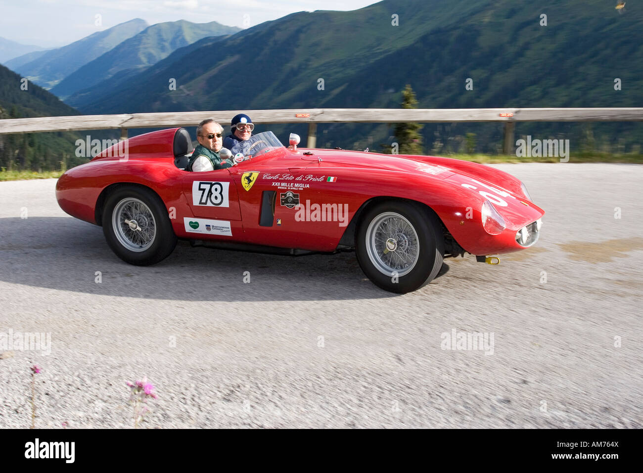 Ferrari 500 Mondial, vintage car, year of construction 1955, Ennstal-Classic 2007, Austria Stock Photo