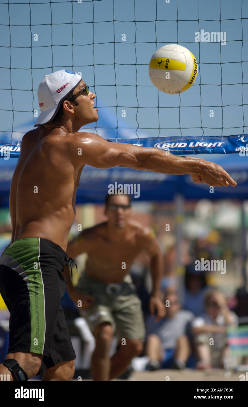 AVP Professional Beach Volleyball California USA Stock Photo Alamy