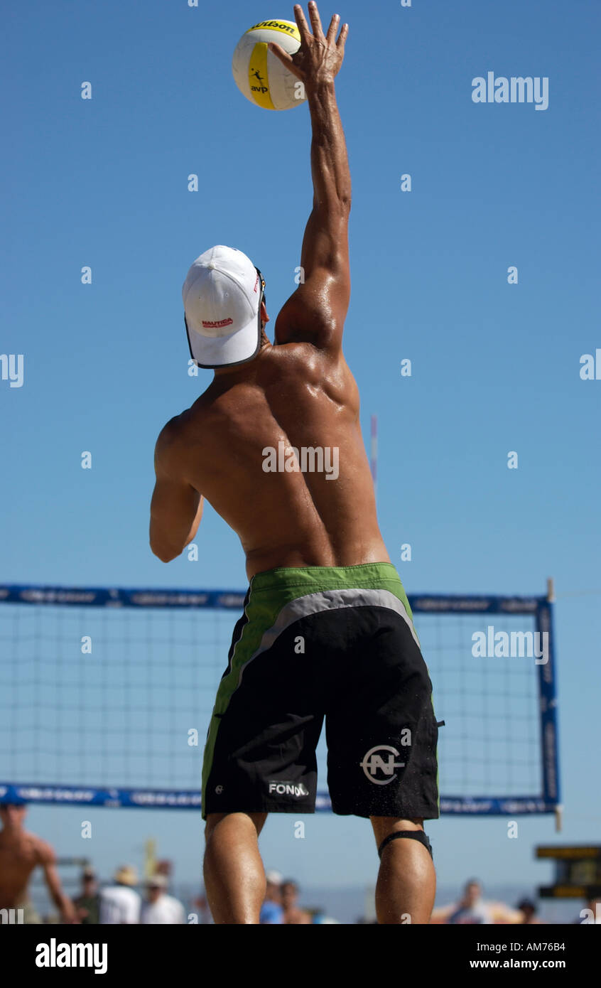 AVP Professional Beach Volleyball California USA Stock Photo Alamy