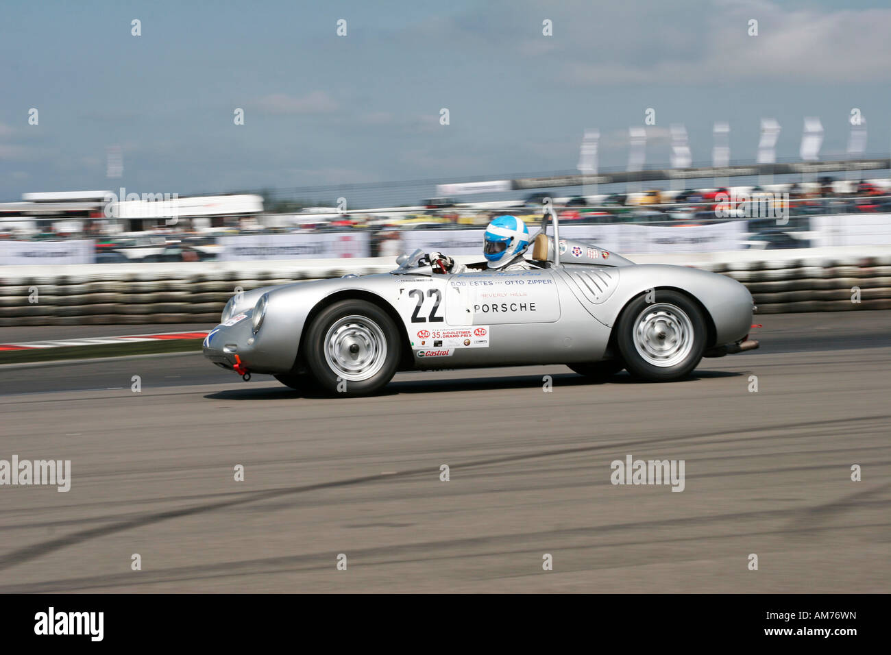 Porsche 550, year of construction 1957, Vintage cars Grand Prix Nuerburgring 2007, Germany Stock Photo