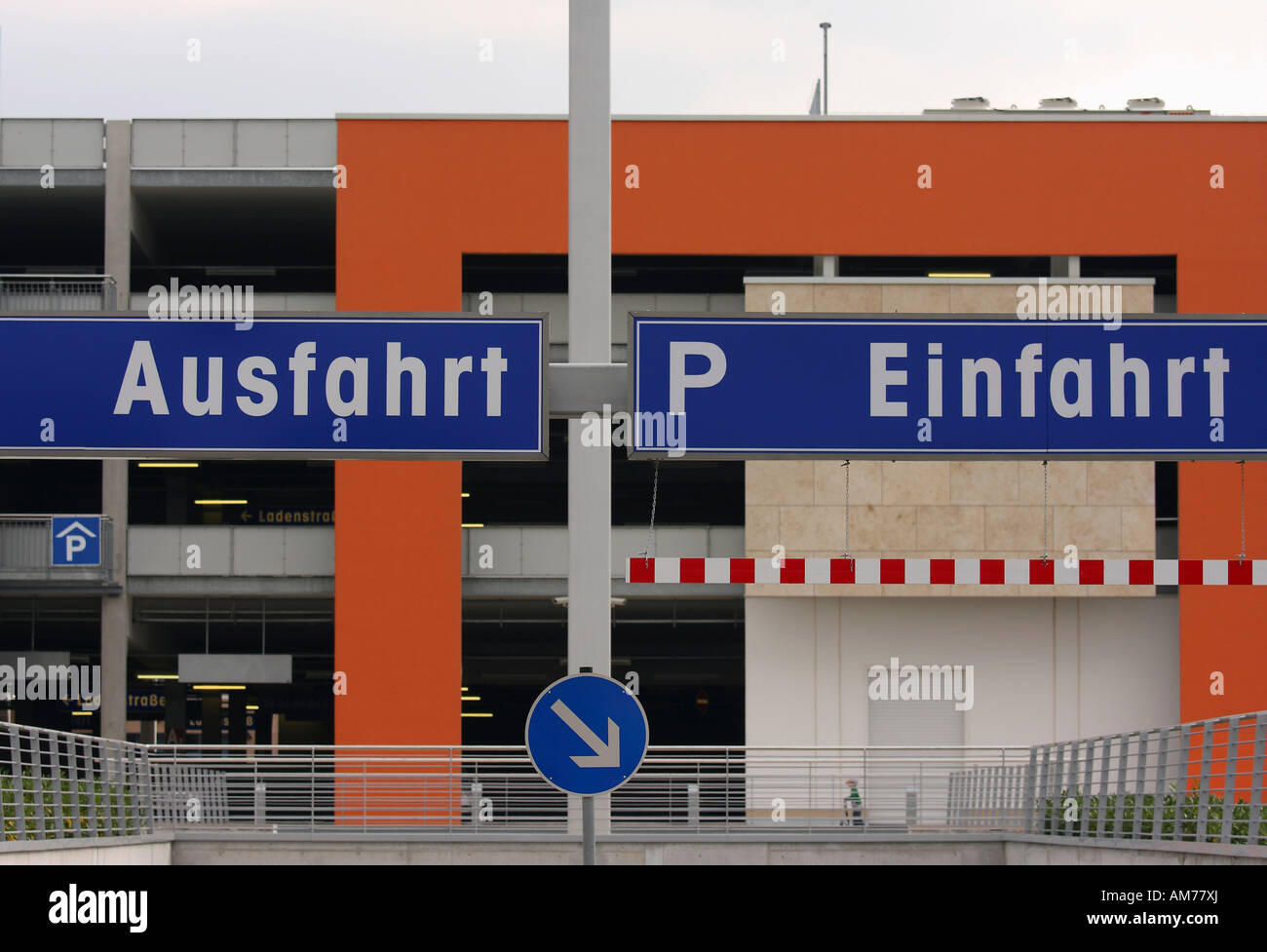 Direction Arrow Building Parking Garage Stock Photos Direction