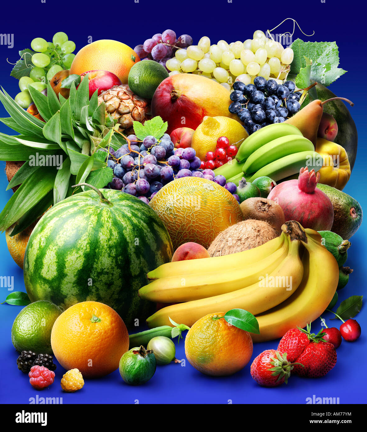 Banana mango fruit tropical hi-res stock photography and images - Alamy