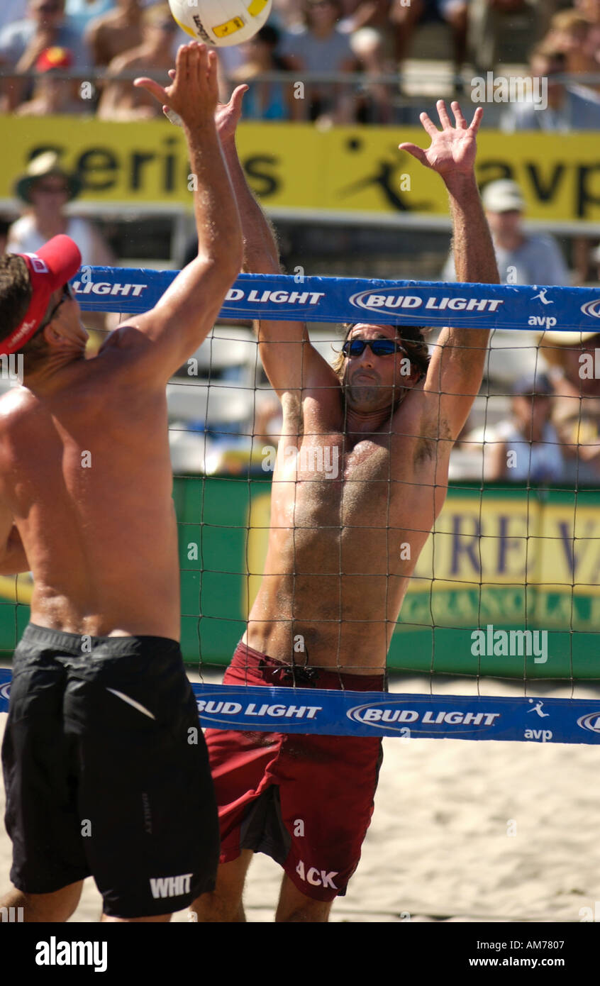 Avp professional beach volleyball california hires stock photography