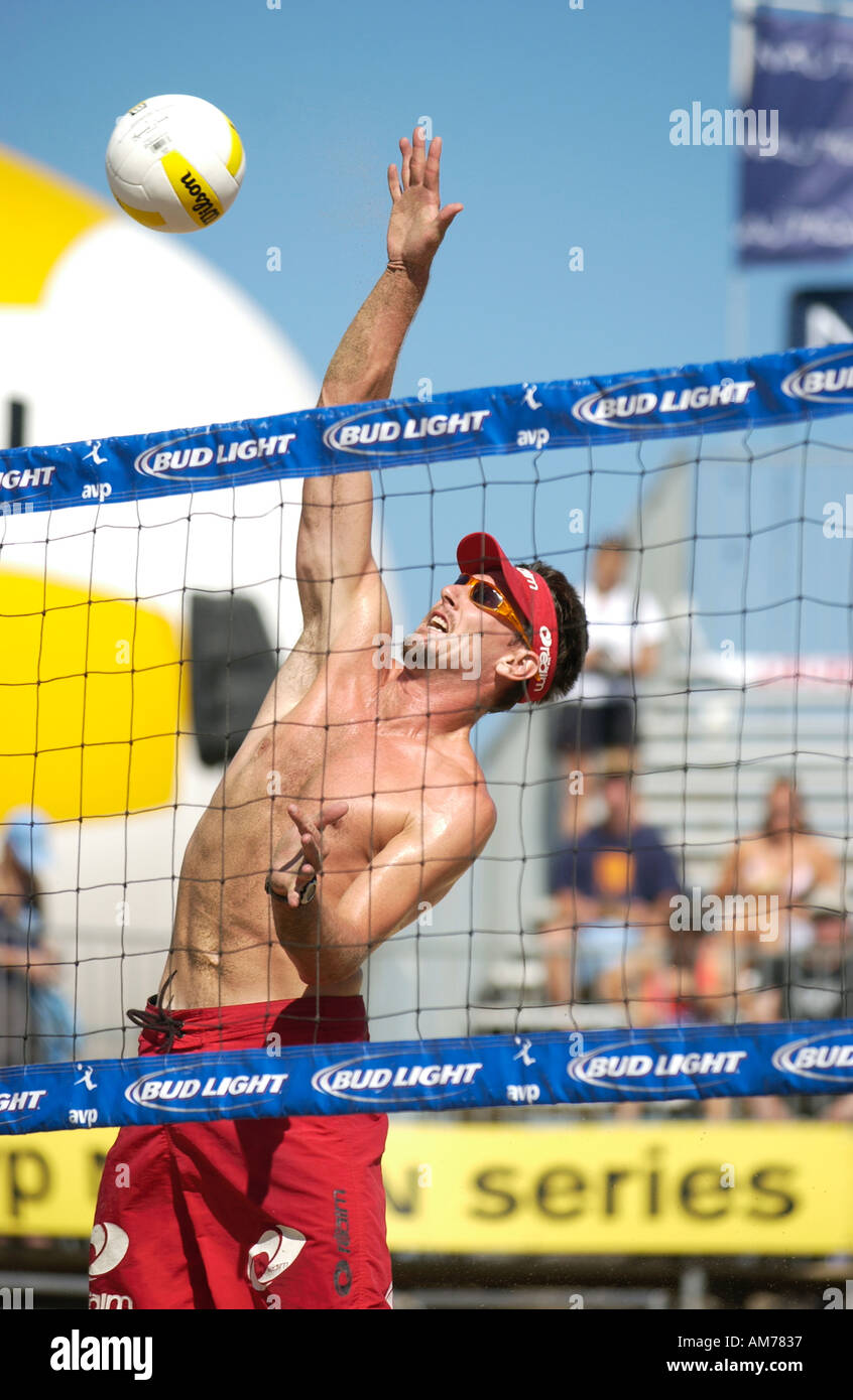 AVP Professional Beach Volleyball California USA Stock Photo Alamy
