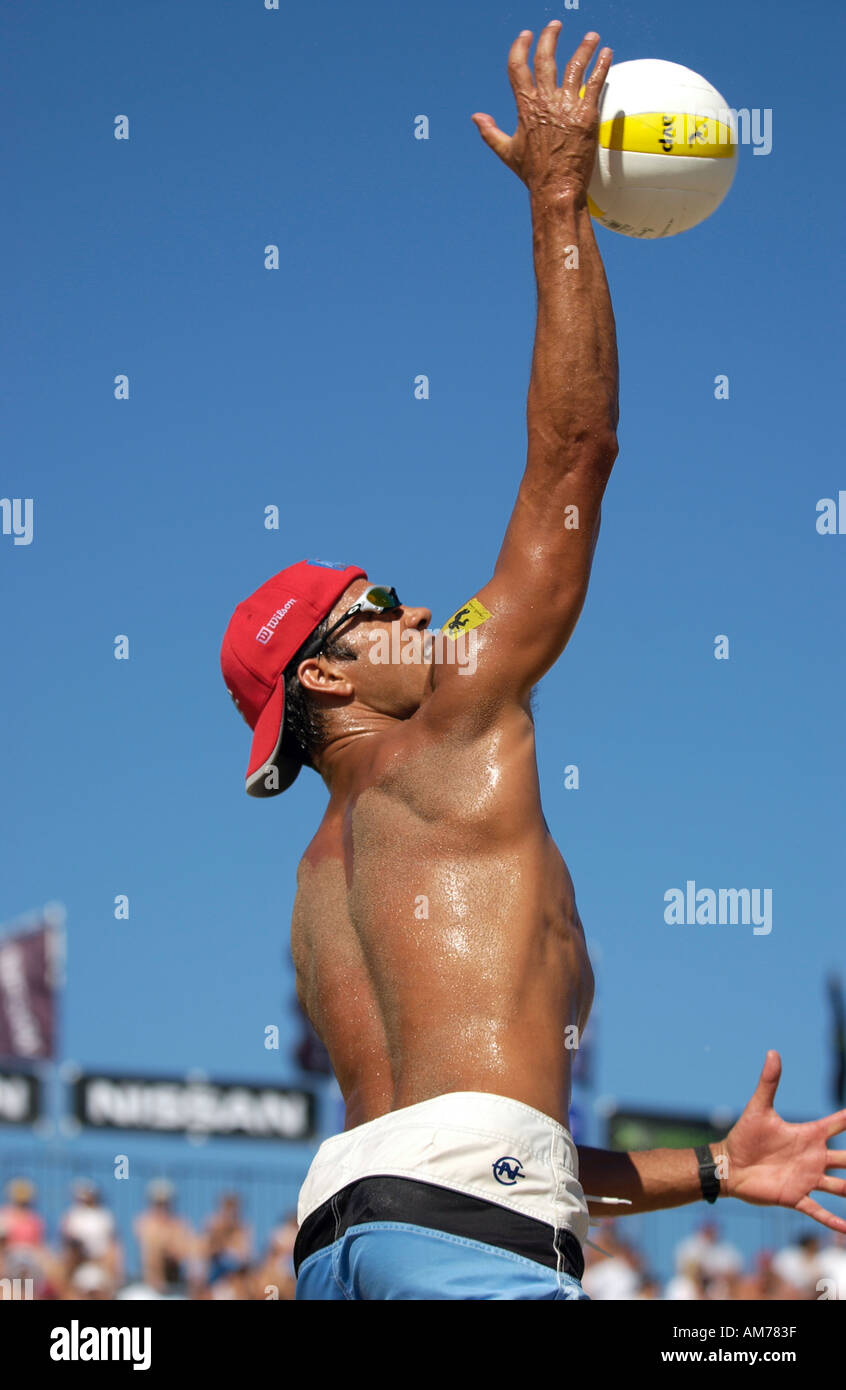 AVP Professional Beach Volleyball California USA Stock Photo Alamy