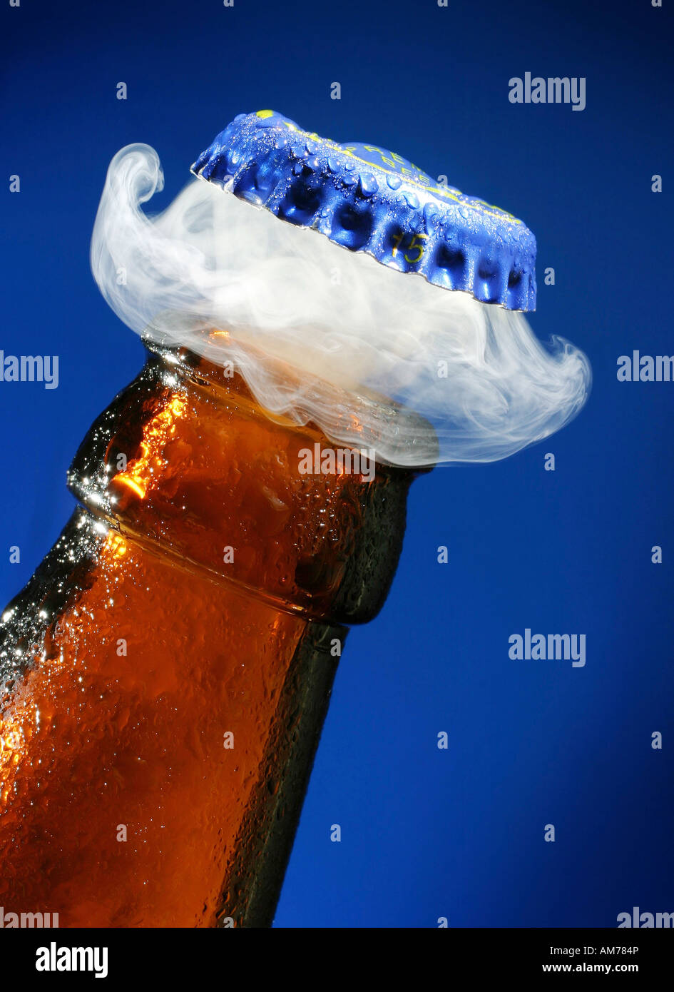 Opening of beer Stock Photo Alamy