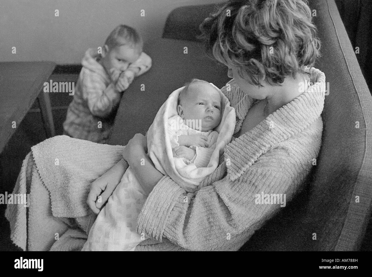 Mother mamma Black and White Stock Photos & Images - Alamy