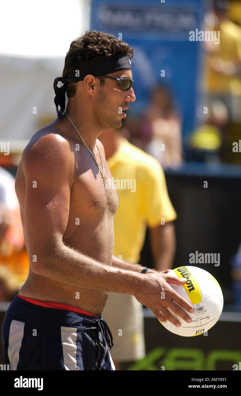 AVP Professional Beach Volleyball California USA Stock Photo 1341584