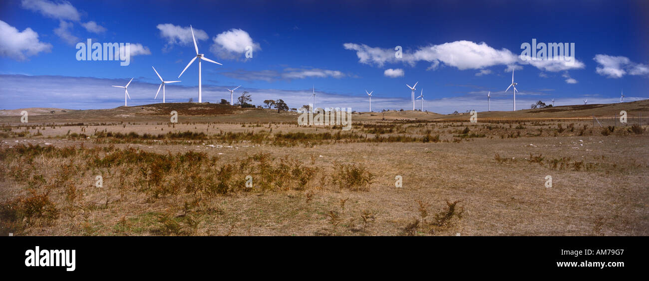 Wind farm turbines near Millicent, South Australia Stock Photo