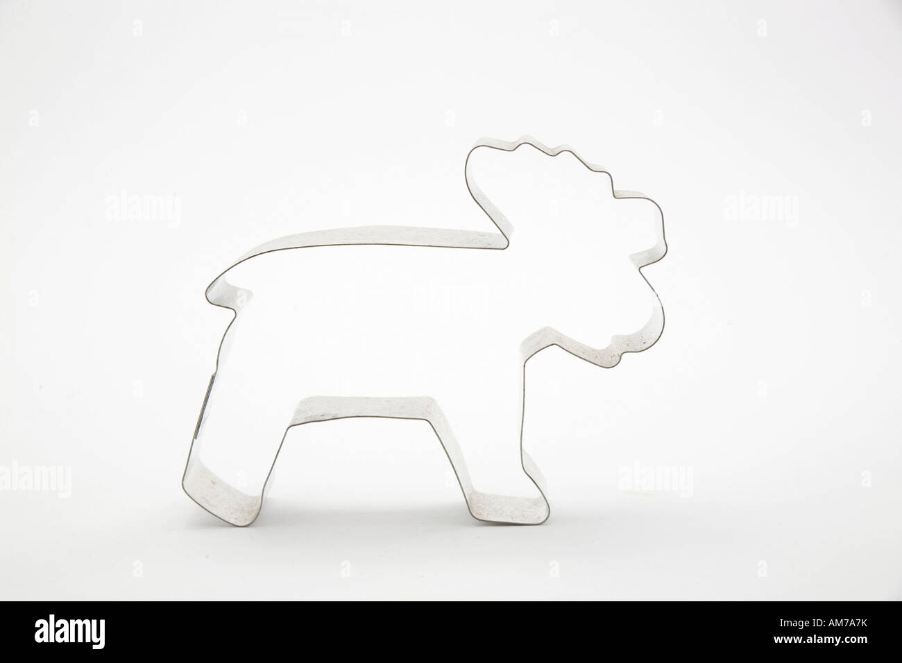 Moose shaped cookie cutter Stock Photo