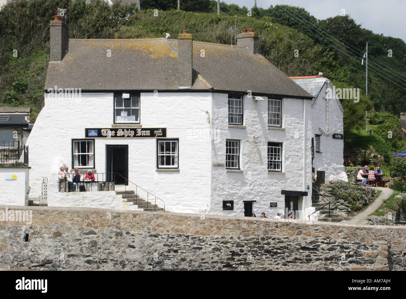 Pub The Ship Inn, Porthleven, Cornwall, Great Britain Stock Photo Alamy