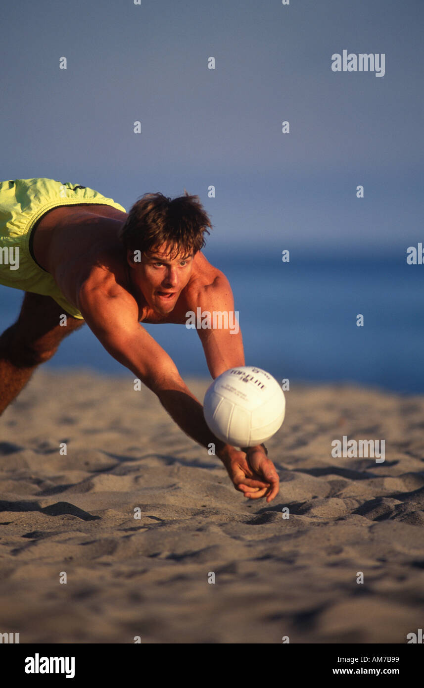 AVP Professional Beach Volleyball Stock Photo