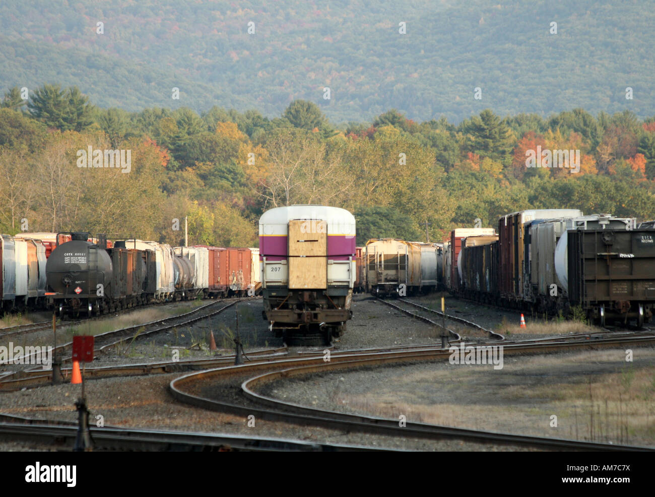 Guilford Rail System East Deerfield MA Railroad Switching Yard Stock