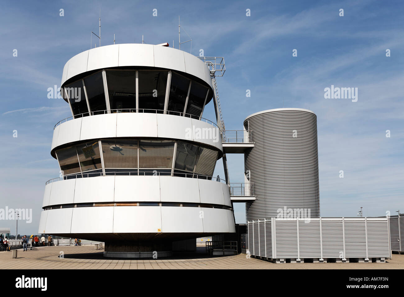 Apron air traffic control tower, airport Duesseldorf, NRW, Germany Stock  Photo - Alamy
