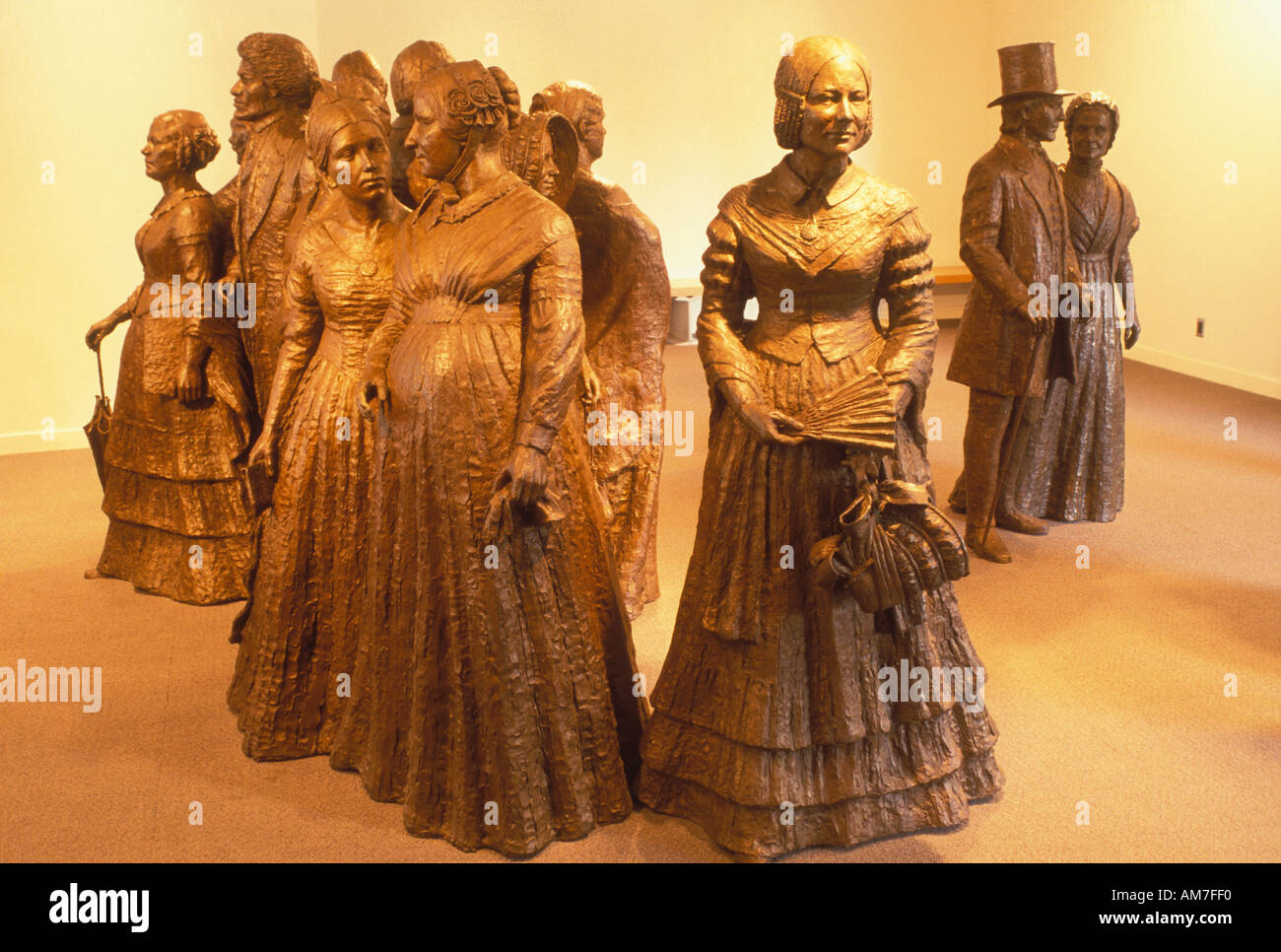 AJ19101, Seneca Falls, NY, New York, Finger Lakes Stock Photo Alamy