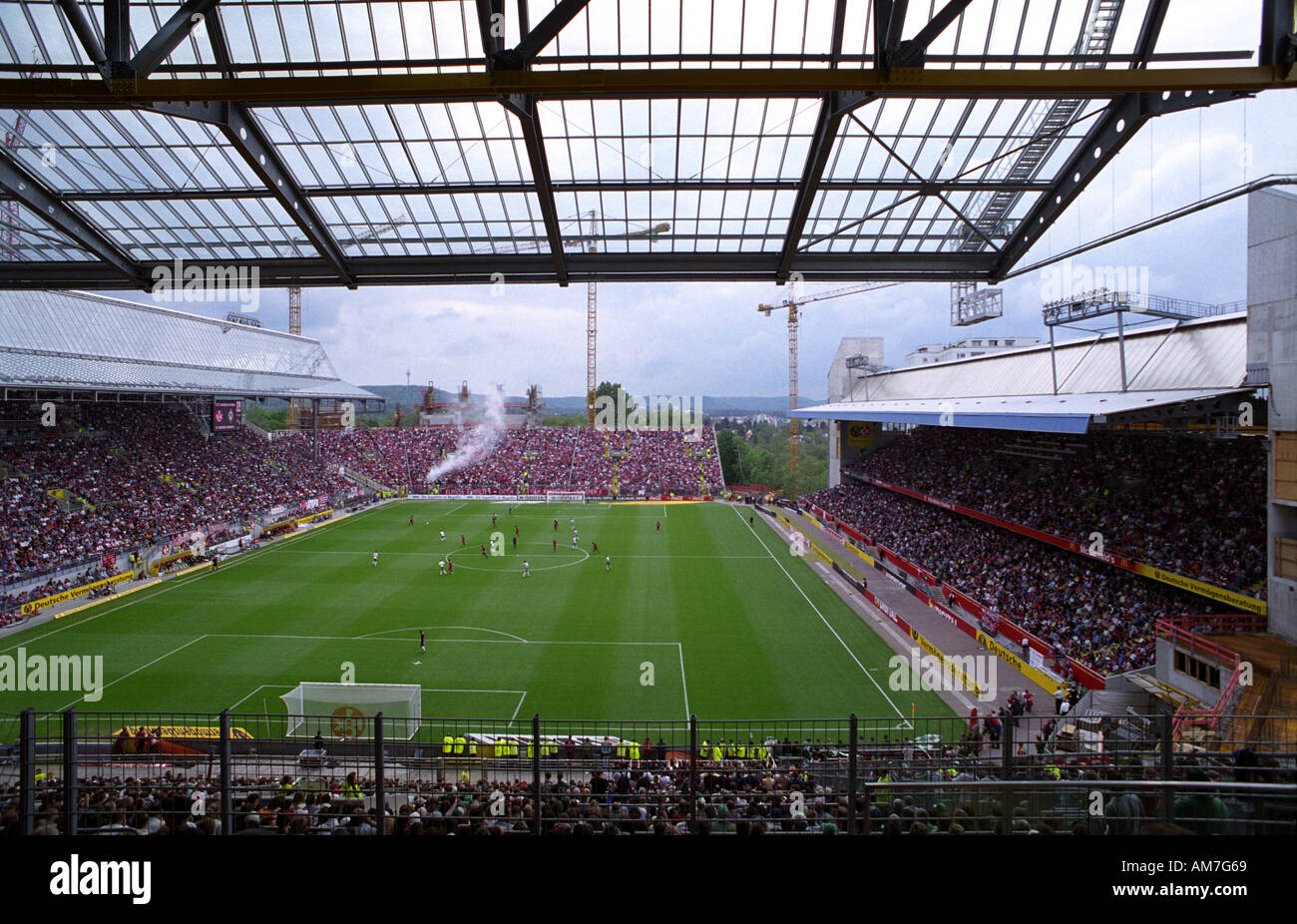 Fritz-Walter Stadion, home of FC Kaiserslautern football club, Germany. Stock Photo