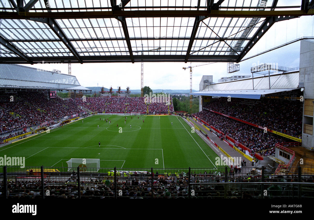 The Fritz-Walter-Stadion, home of FC Kaiserslautern, Germany. Stock Photo