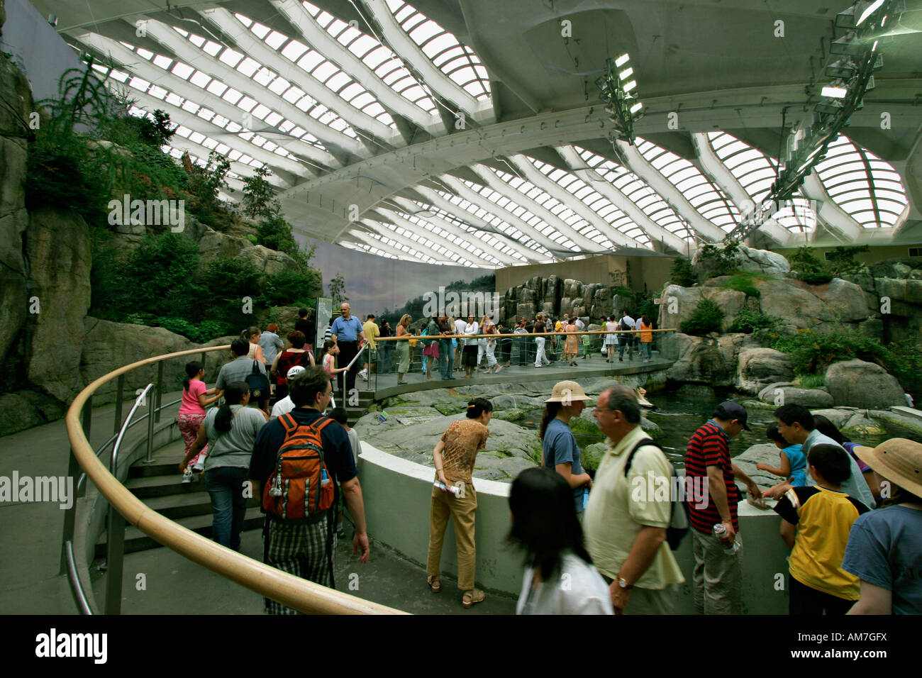 Inside the Biodome, Montreal, Quebec, Canada Stock Photo
