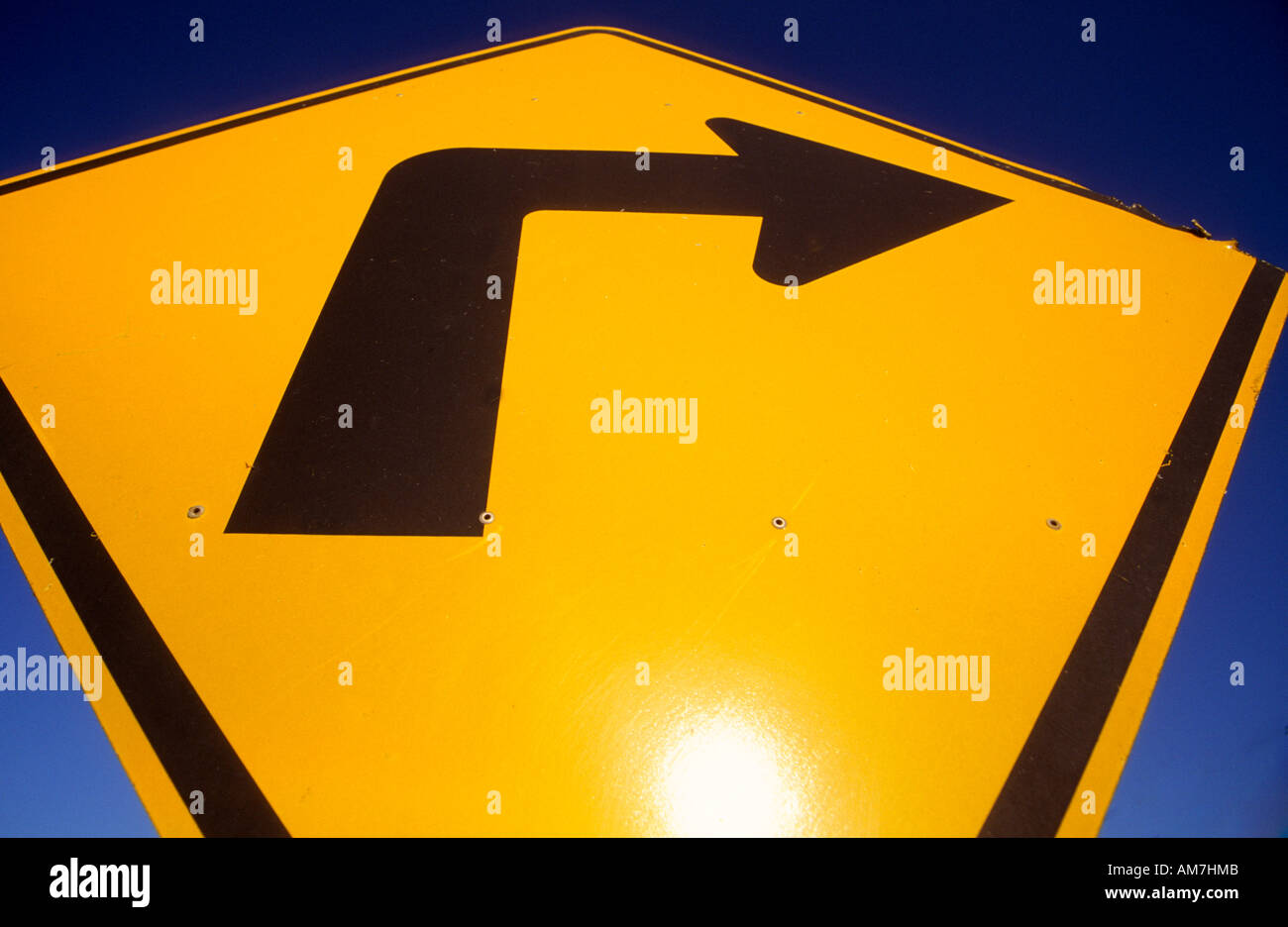 Road sign, Australia Stock Photo