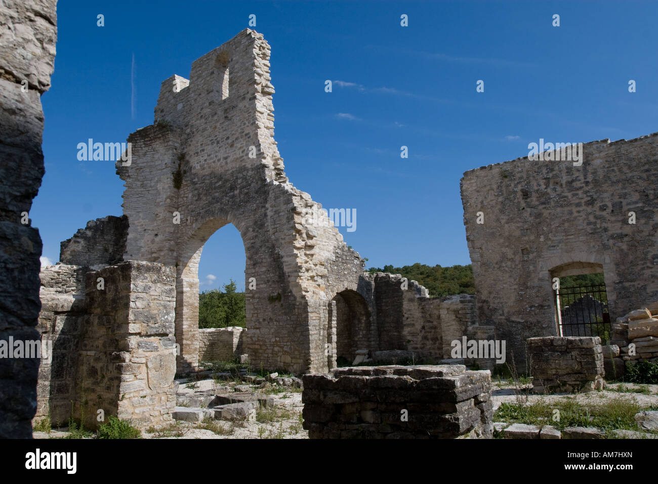 Castle ruin Dvigrad, Kanfanar, Istria, Coratia Stock Photo