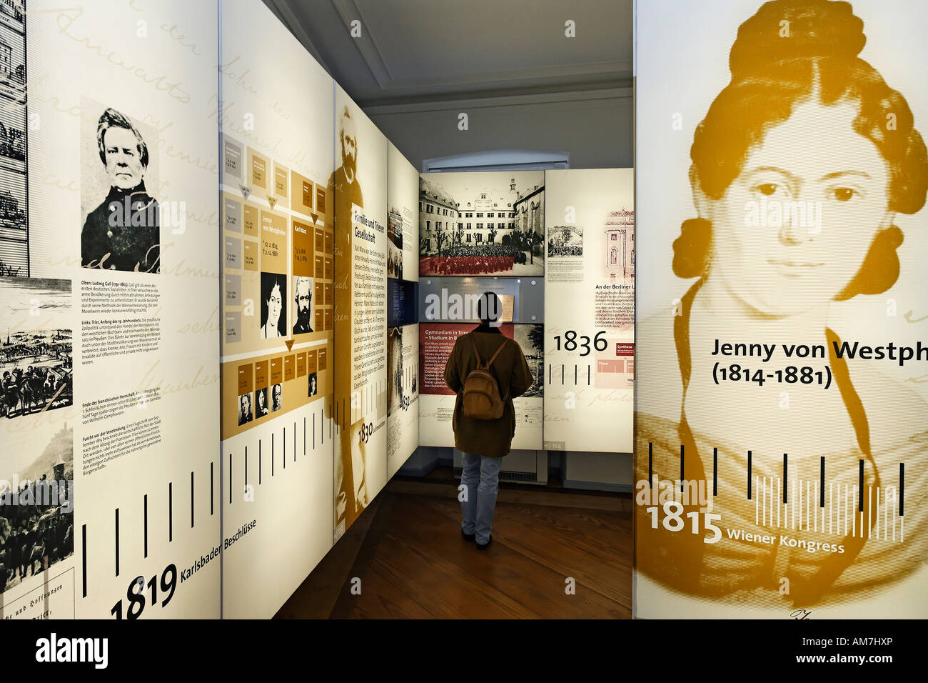 Museum at the birthplace of Karl Marx, Trier, Rhineland-Palatinate, Germany Stock Photo
