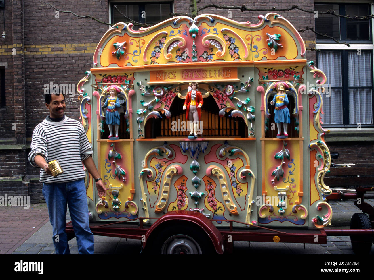 barrel organ Netherlands Overijssel Deventer Music Draaiorgel Stock Photo -  Alamy