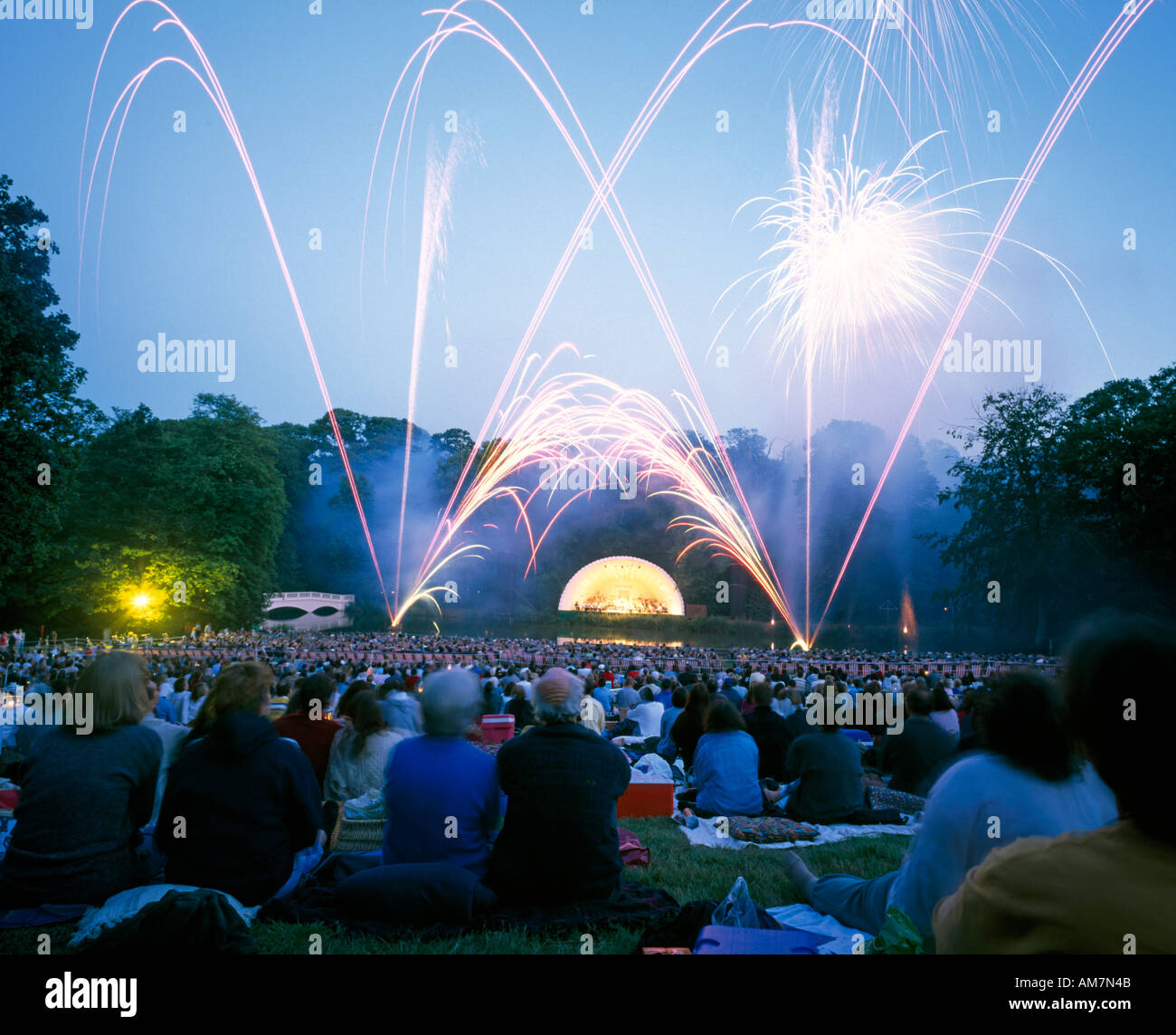 Evening fireworks display with music concert at Kenwood House