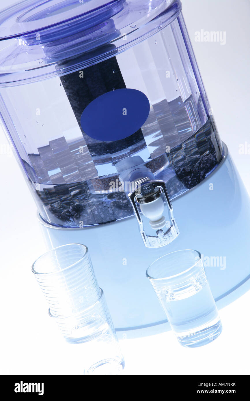 Water filter system Stock Photo