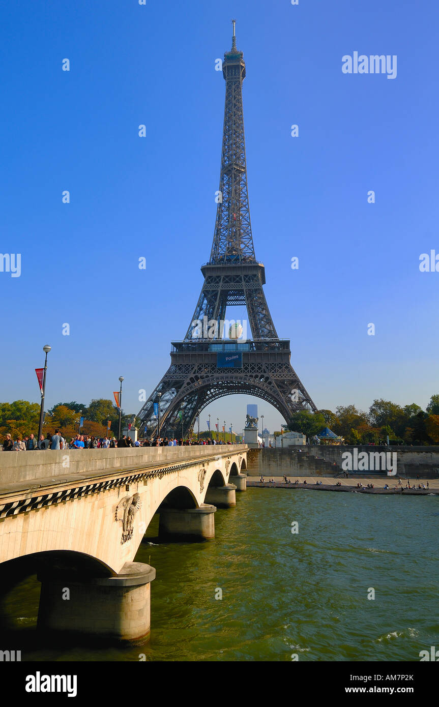 The Eiffel Tower as a Sign for Paris, France