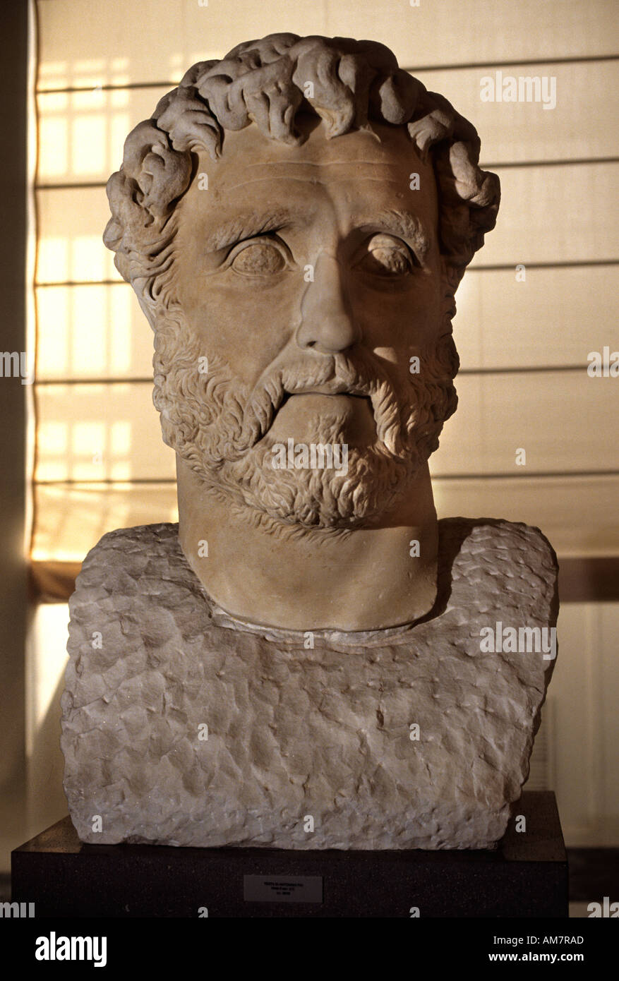 Lucius, or Marcus, Annaeus Seneca, known as Seneca the Elder and Seneca the Rhetorician (ca. 54 BC- ca. 39 AD) Stock Photo