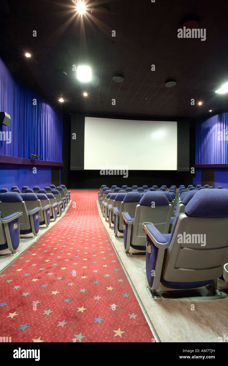 Empty Cinema Auditorium Stock Photo - Alamy