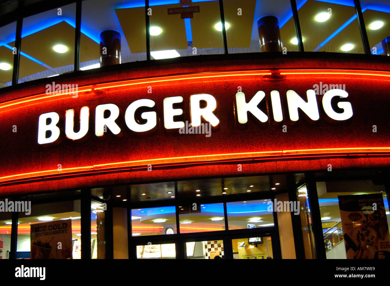 Burger King, London England UK Stock Photo Alamy