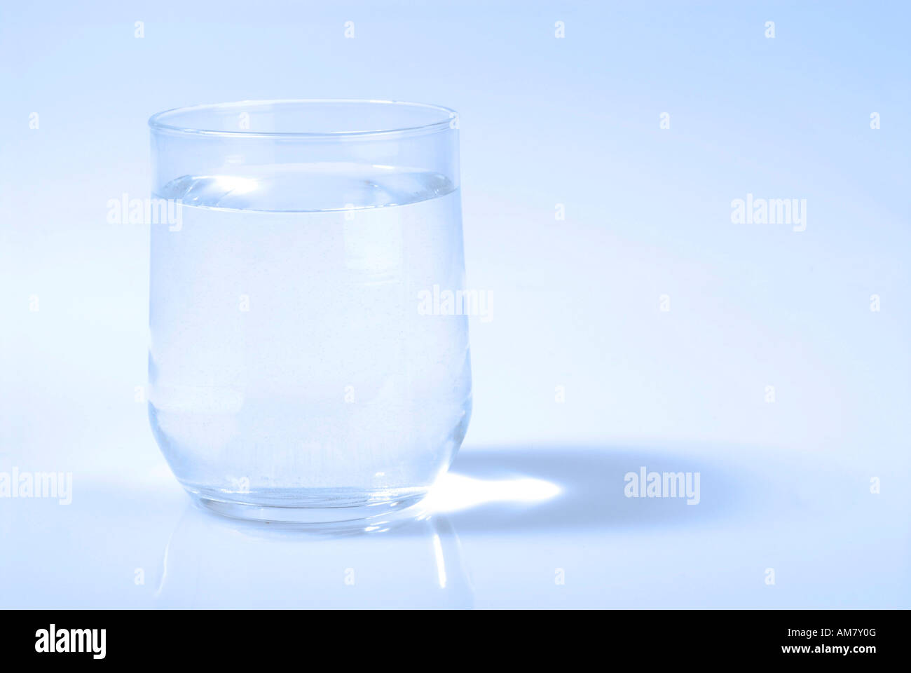 Glass of water Stock Photo