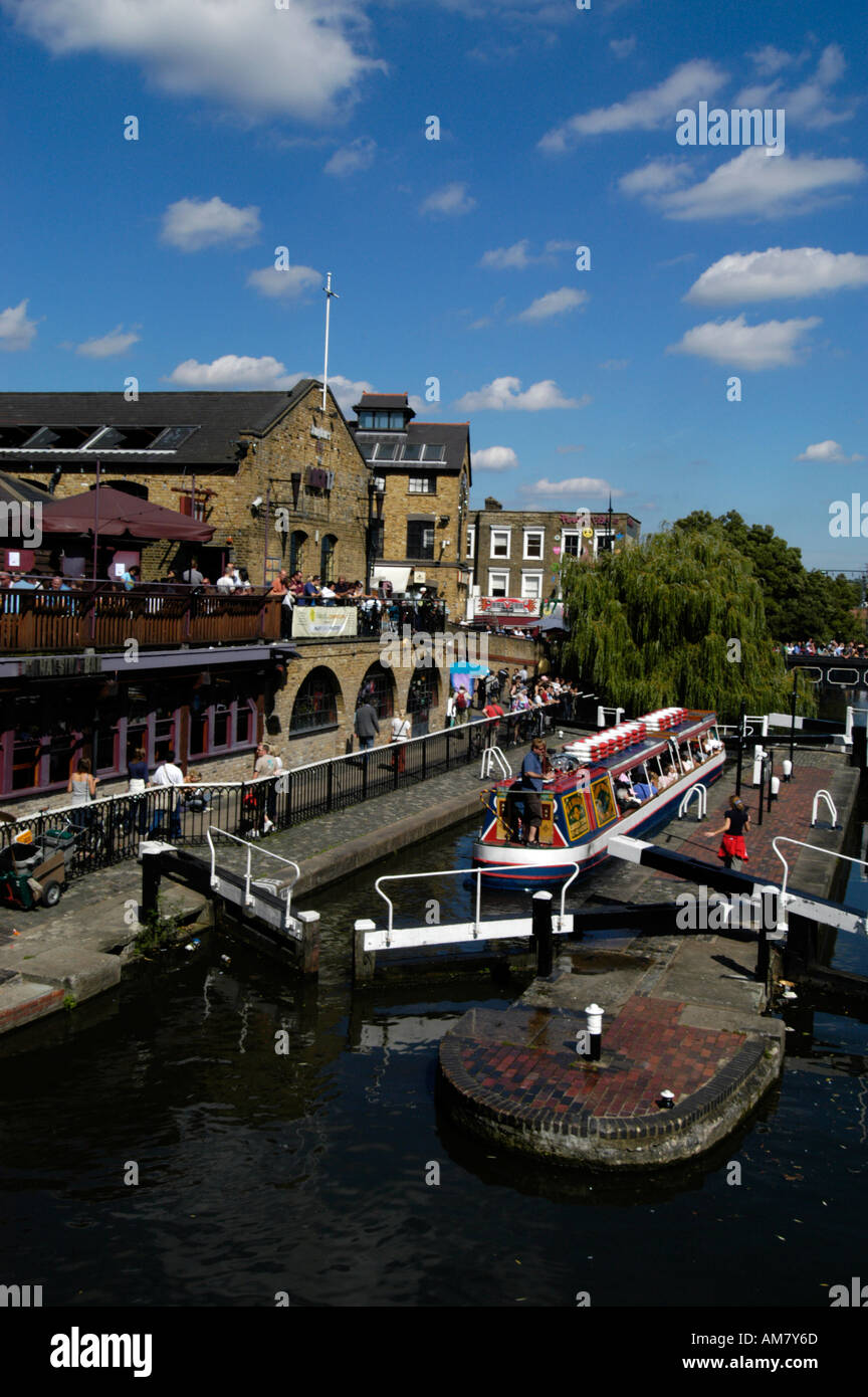 Regent's Canal at Camden Town London UK Stock Photo